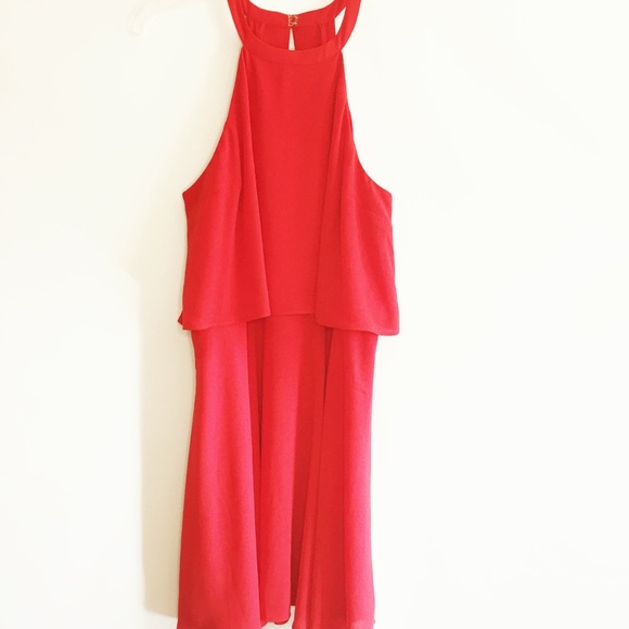 Express Dresses & Skirts - Express red halter sleeveless dress. Size 12.